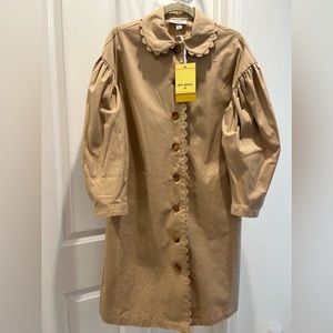 Kika Vargas x Target trench coat NWT